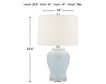 Pacific Coast Lighting Serenity Icy Blue Table Lamp small image number 8