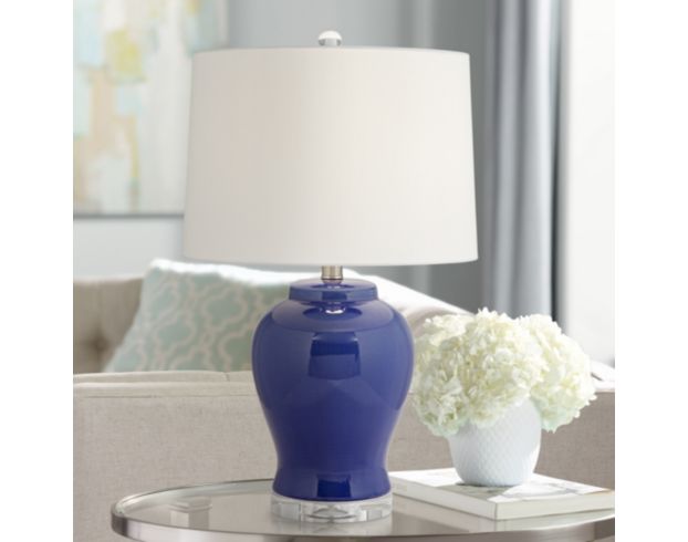 Pacific Coast Lighting Serenity Blue Table Lamp large image number 7