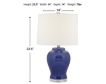 Pacific Coast Lighting Serenity Blue Table Lamp small image number 8