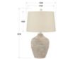 Pacific Coast Lighting Alese Beige Table Lamp small image number 3