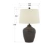 Pacific Coast Lighting Alese Brown Table Lamp small image number 8
