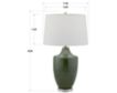 Pacific Coast Lighting Olivia Green Table Lamp small image number 7