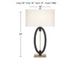 Pacific Coast Lighting Crescent Table Lamp small image number 9