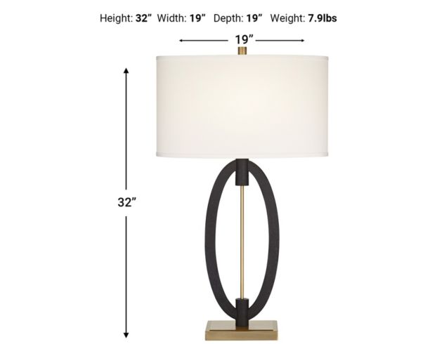 Pacific Coast Lighting Crescent Table Lamp large image number 9