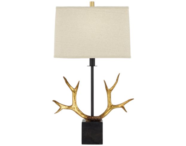 Pacific Coast Lighting Golden Antler Table Lamp large image number 2