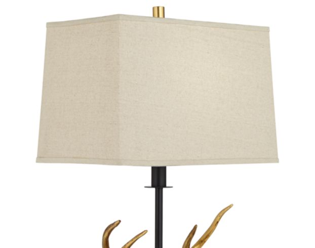 Pacific Coast Lighting Golden Antler Table Lamp large image number 3