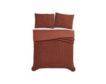 Pem-America Christian Siriano NY Rust Textured Puff 3-Piece Comforter Set small image number 1