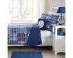 Pem-America, Inc. My World Navy Plaid 3-Piece Twin Quilt Set small image number 1