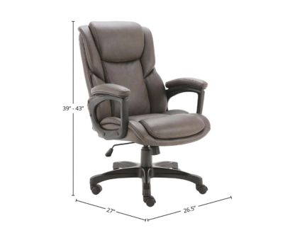 Parker House Furniture 316 Series Gray Desk Chair