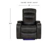 Parker House Furniture Origin Gray Home Theater Power Recliner small image number 9