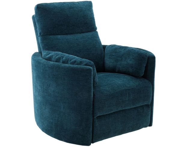 Velvet best sale swivel recliner