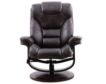 Parker House Monarch Brown Swivel Recliner and Ottoman small image number 1