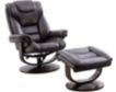 Parker House Monarch Brown Swivel Recliner and Ottoman small image number 2