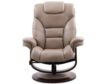 Parker House Monarch Linen Swivel Recliner and Ottoman small image number 1