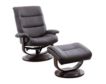 Parker House Knight Brown Swivel Recliner & Ottoman small image number 1