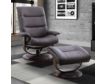 Parker House Knight Brown Swivel Recliner & Ottoman small image number 3