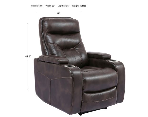 Parker House Origin Brown Power Home Theater Recliner large image number 5