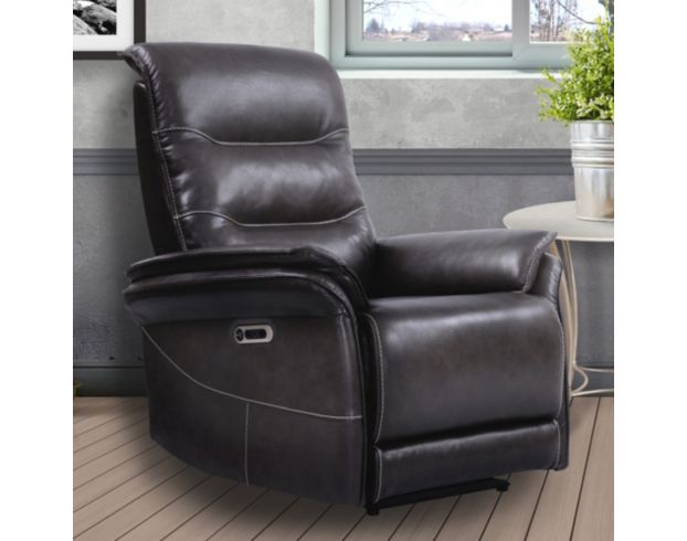 Parker House Prospect Gray Leather Power Recliner large image number 2
