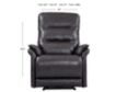 Parker House Prospect Gray Leather Power Recliner small image number 8