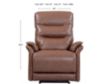 Parker House Prospect Brown Leather Power Recliner small image number 10