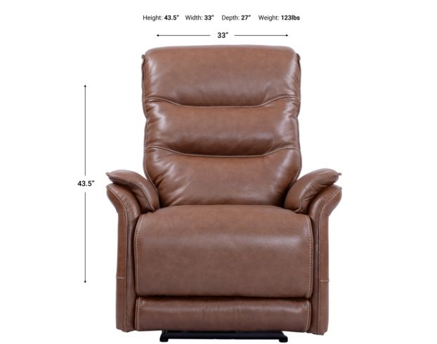 Parker House Prospect Brown Leather Power Recliner large image number 10