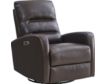 Parker House Ringo Brown Leather Power Swivel Glider Recliner small image number 3