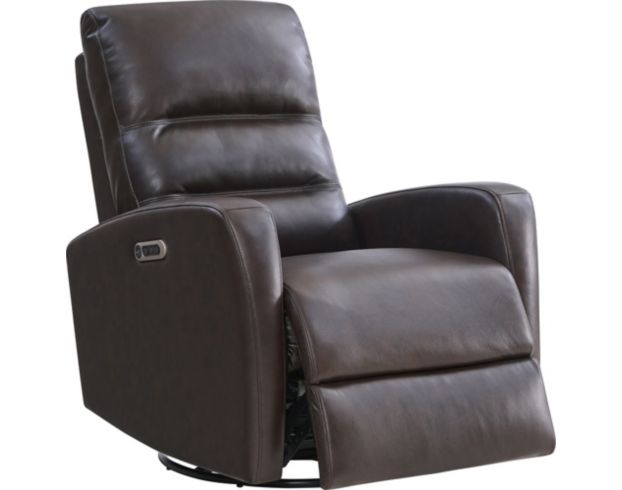 Parker House Ringo Brown Leather Power Swivel Glider Recliner large image number 4