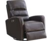 Parker House Ringo Brown Leather Power Swivel Glider Recliner small image number 4