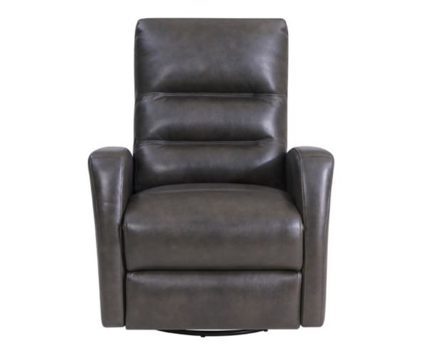 Parker House Ringo Gray Leather Power Swivel Glider Recliner large image number 1