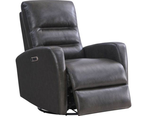 Parker House Ringo Gray Leather Power Swivel Glider Recliner large image number 4