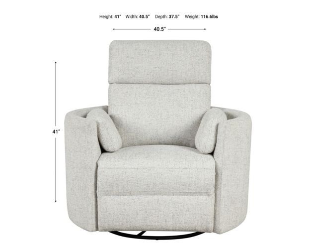 Power swivel discount rocker recliner chair