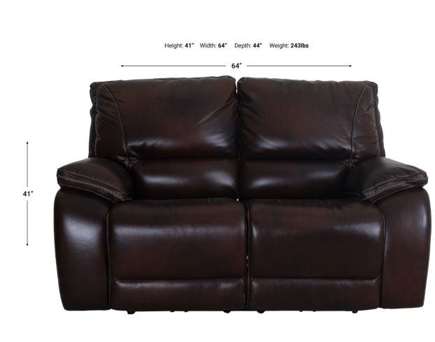 Parker House Vail Leather Power Loveseat large image number 7