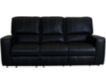 Parker House Rockford Black Leather Power Reclining Sofa small image number 1