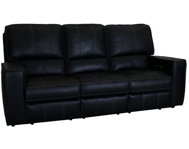 Parker House Rockford Black Leather Power Reclining Sofa large image number 2