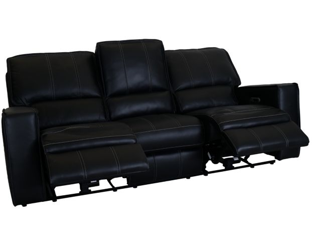 Parker House Rockford Black Leather Power Reclining Sofa large image number 3