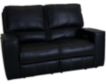 Parker House Rockford Black Leather Power Reclining Loveseat small image number 2