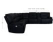 Parker House Spartacus Black 6-Piece Power Sectional small image number 6