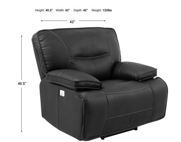 Parker House Spartacus Black Power Recliner large image number 4