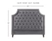Parker House Jasmine Gray Queen Headboard small image number 2