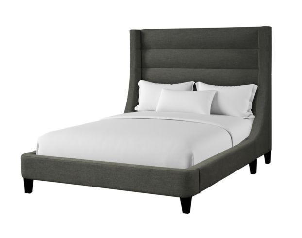 Parker House Jacob Luxe Dark Gray Queen Bed large image number 1