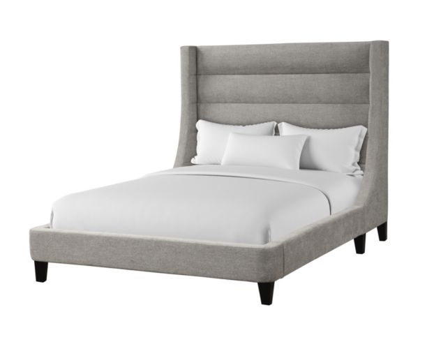 Parker House Jacob Luxe Light Gray Queen Bed large image number 1