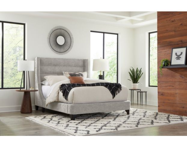 Parker House Jacob Luxe Light Gray Queen Bed