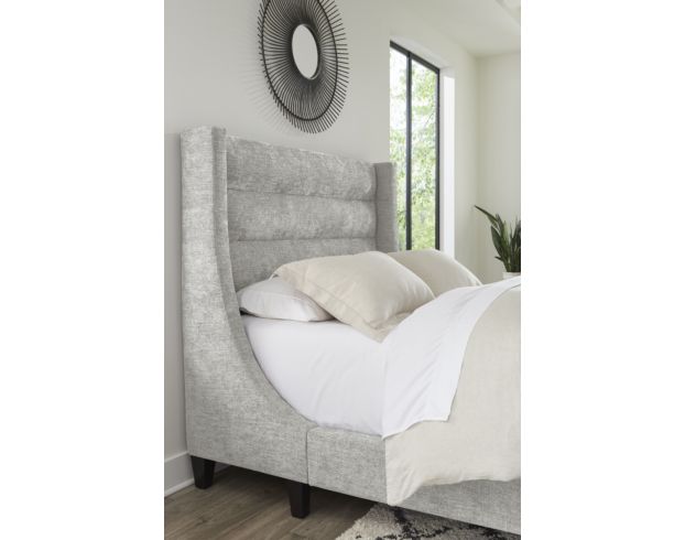 Parker House Jacob Luxe Light Gray Queen Bed large image number 3