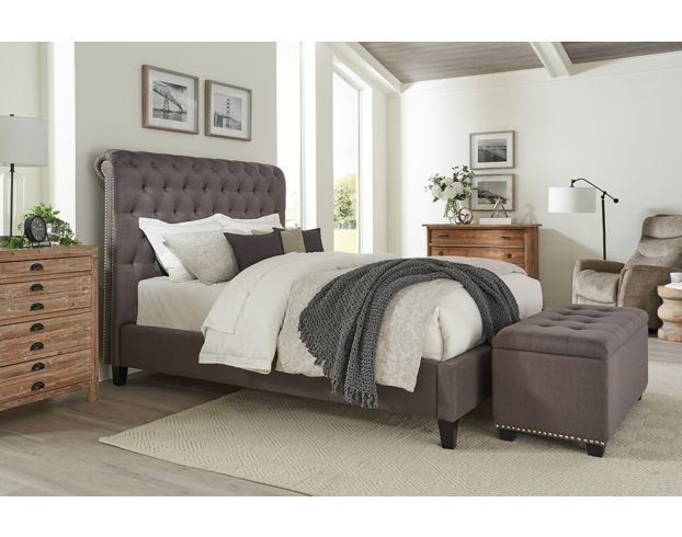 Parker House Cameron Seal Upholstered Queen Bed large image number 4