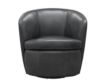 Parker House Barolo Slate 100% Leather Swivel Club Chair small image number 1