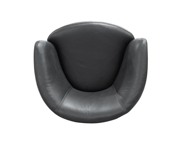 Parker House Barolo Slate 100% Leather Swivel Club Chair large image number 4