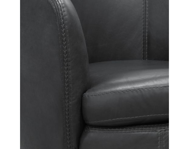 Parker House Barolo Slate 100% Leather Swivel Club Chair large image number 5