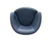 Parker House Barolo Navy 100% Leather Swivel Club Chair small image number 4