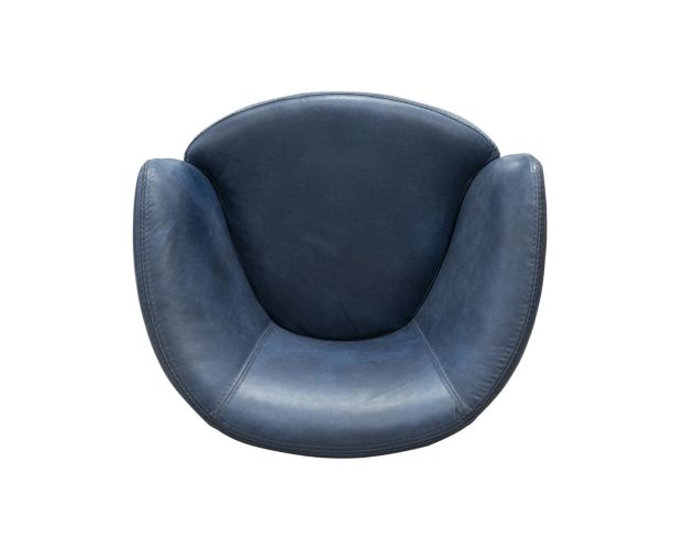 Parker House Barolo Navy 100% Leather Swivel Club Chair large image number 4