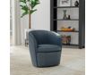 Parker House Barolo Navy 100% Leather Swivel Club Chair small image number 6